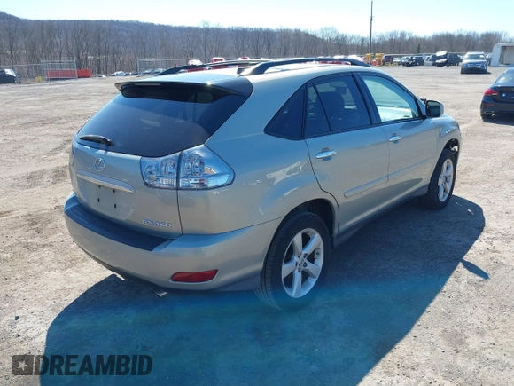 2008 Lexus RX with VIN 2T2HK31U98C071341, listed as a IAAI auction lot 41829229 with 166,031 mi miles. Bid and sale history available at carsss.com. Image 4.