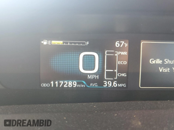 2016 Toyota Prius Four с VIN JTDKARFU6G3004762, выставлен на аукционе Copart как лот 46879575 с пробегом 117 289 миль миль и Списание • Salvage title. История ставок и продаж доступна на DreamBid. Изображение 9.