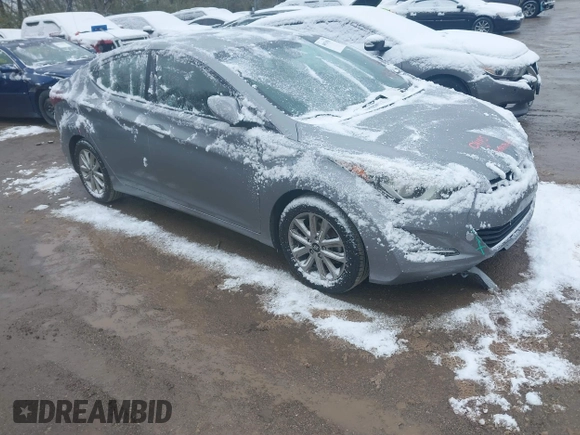 2014 Hyundai Elantra SE z VIN KMHDH4AE9EU114165, wystawiony jako IAAI lot #40926581 z przebiegiem 113 455 mil mil oraz . Historia ofert i sprzedaży dostępna na DreamBid. Obrazek 1.