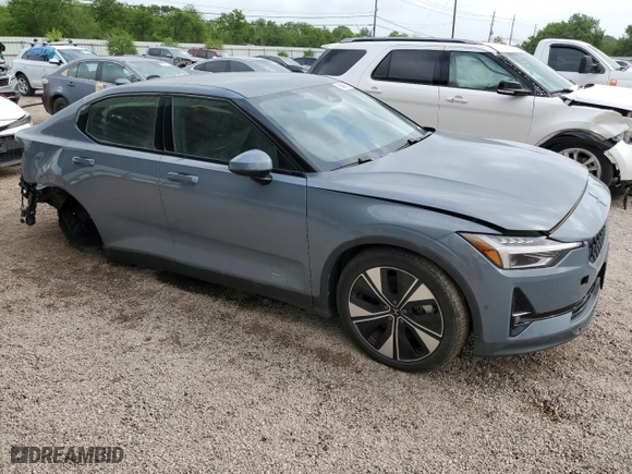 2023 Polestar 2 with VIN YSMEG3KA6PL157392, listed as a Copart auction lot 51715165 with 22,495 mi miles and Non Repairable. Bid and sale history available at carsss.com. Image 4.