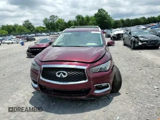 2020 Infiniti QX60 Luxe with VIN 5N1DL0MM5LC501051, listed as a Copart auction lot 61368415 with 91,558 mi miles and Salvage title. Bid and sale history available at DreamBid. Image 14.