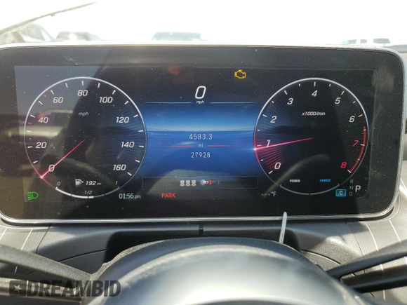 2023 Mercedes-Benz C 300 with VIN W1KAF4GB1PR101173, listed as a Copart auction lot 57889945 with 27,928 mi miles and Salvage title. Bid and sale history available at DreamBid. Image 9.