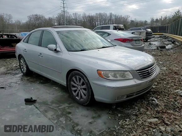 2009 Hyundai Azera Limited with VIN KMHFC46F99A343316, listed as a Copart auction lot 47958075 with 163,668 mi miles and Non Repairable. Bid and sale history available at DreamBid. Image 11.