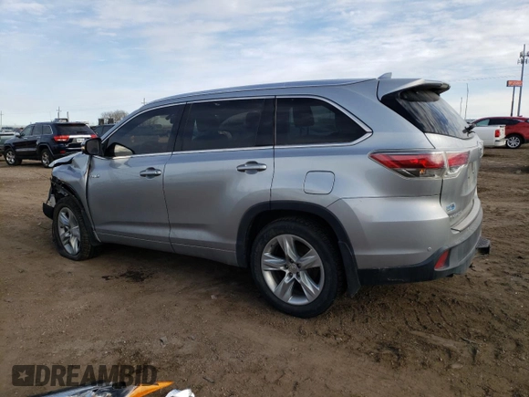 2015 Toyota Highlander Hybrid Limited with VIN 5TDDCRFH8FS011022, listed as a Copart auction lot 79626973 with 106,992 mi miles. Bid and sale history available at carsss.com. Image 2.