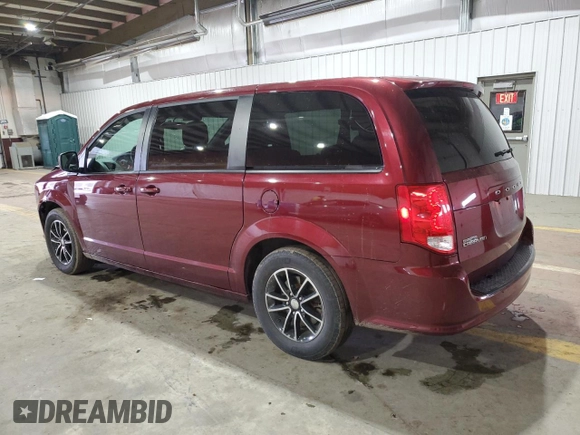 2018 Dodge Grand Caravan SE with VIN 2C4RDGBG4JR215192, listed as a Copart auction lot 45911655 with 75,239 mi miles and Salvage Title. Bid and sale history available at DreamBid. Image 2.