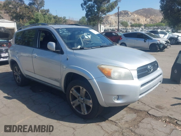 2008 Toyota RAV4 Sport with VIN JTMZK32V086013805, listed as a IAAI auction lot 42530294 with 246,999 mi miles and . Bid and sale history available at DreamBid. Image 1.