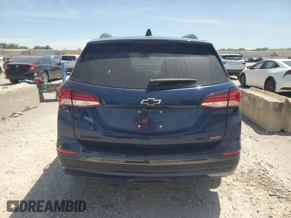 2023 Chevrolet Equinox RS with VIN 3GNAXWEG9PL102488, listed as a Copart auction lot 56200615 with 47,826 mi miles and Salvage title. Bid and sale history available at DreamBid. Image 6.