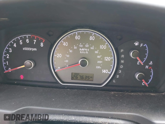 2009 Hyundai Elantra SE z VIN KMHDU46D49U595783, wystawiony jako IAAI lot #42206609 z przebiegiem 267 635 mil mil oraz . Historia ofert i sprzedaży dostępna na DreamBid. Obrazek 7.