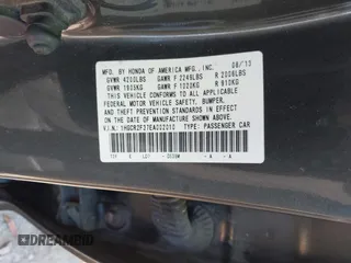 2014 Honda Accord LX z VIN 1HGCR2F37EA002010, wystawiony jako IAAI lot #40781156 z przebiegiem 149 693 mil mil oraz . Historia ofert i sprzedaży dostępna na DreamBid. Obrazek 9.