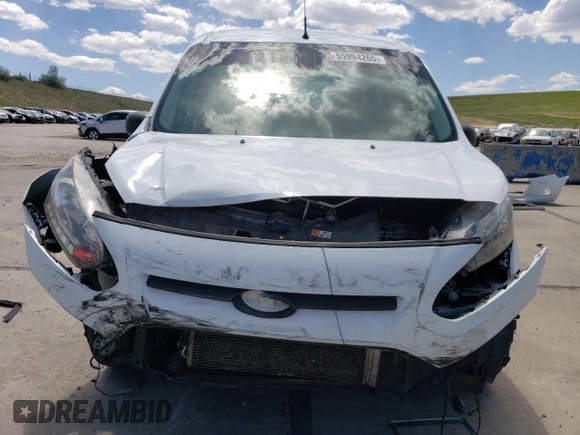 2015 Ford Transit Connect XLT with VIN NM0GE9F78F1198030, listed as a Copart auction lot 55994265 with 187,440 mi miles and Salvage title. Bid and sale history available at DreamBid. Image 5.