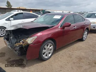 2007 Lexus ES 350 with VIN JTHBJ46G772051025, listed as a IAAI auction lot 42130494 with 185,030 mi miles. Bid and sale history available at carsss.com. Image 2.