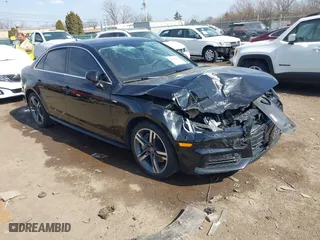 2018 Audi A4 Premium Plus with VIN WAUENAF45JN020317, listed as a IAAI auction lot 41804170 with 41,849 mi miles. Bid and sale history available at carsss.com. Image 1.