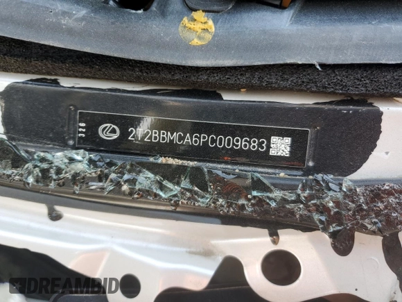 2023 Lexus RX 350h with VIN 2T2BBMCA6PC009683, listed as a Copart auction lot 50993235 with 21,001 mi miles and Salvage title. Bid and sale history available at DreamBid. Image 13.