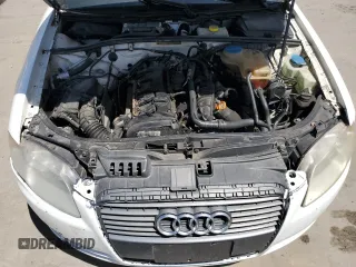 2007 Audi A4 2.0T with VIN WAUDF78E87A203390, listed as a Copart auction lot 56594595 with 122,328 mi miles and Salvage title. Bid and sale history available at DreamBid. Image 11.