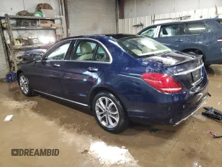 2017 Mercedes-Benz C 300 with VIN 55SWF4KB8HU213384, listed as a Copart auction lot 49886835 with 53,566 mi miles and Salvage Title. Bid and sale history available at carsss.com. Image 2.