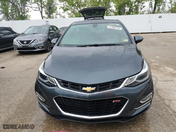 2017 Chevrolet Cruze LT with VIN 1G1BE5SM2H7260676, listed as a Copart auction lot 51468744 with 76,230 mi miles and Salvage Title. Bid and sale history available at carsss.com. Image 5.