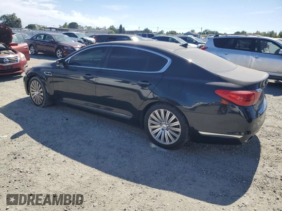 2015 Kia K900 Premium z VIN KNALU4D48F6025639, wystawiony jako Copart lot #60938575 z przebiegiem 136 772 mil mil oraz Szkoda całkowita • Salvage title. Historia ofert i sprzedaży dostępna na DreamBid. Obrazek 2.