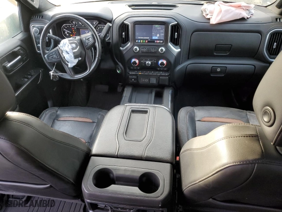2020 GMC Sierra 1500 AT4 with VIN 1GTU9EETXLZ276256, listed as a Copart auction lot 87258894 with 79,172 mi miles and Salvage Title. Bid and sale history available at carsss.com. Image 8.