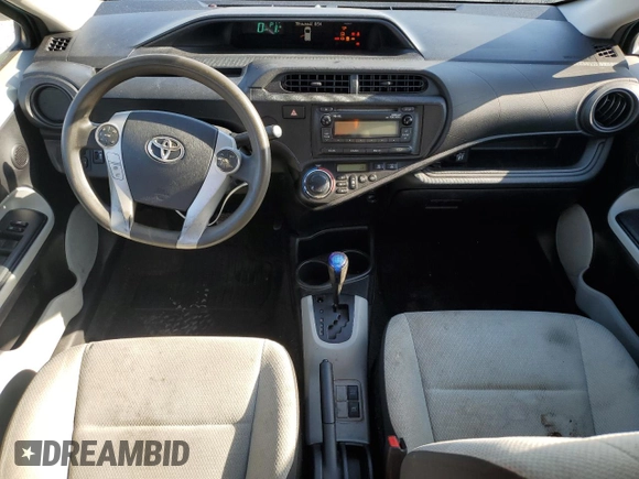 2012 Toyota Prius One with VIN JTDKDTB37C1030097, listed as a Copart auction lot 57120665 with 3,555 mi miles and Clean Title. Bid and sale history available at DreamBid. Image 8.
