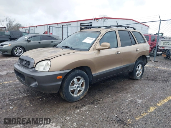 2004 Hyundai Santa Fe GLS with VIN KM8SC13E74U685895, listed as a IAAI auction lot 41813226 with 195,217 mi miles. Bid and sale history available at carsss.com. Image 2.