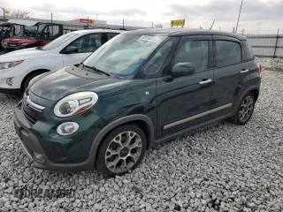 2014 FIAT 500L Trekking z VIN ZFBCFADH9EZ006421, wystawiony jako Copart lot #52418365 z przebiegiem 112 740 mil mil oraz Szkody całkowita. Historia ofert i sprzedaży dostępna na DreamBid. Obrazek 1.