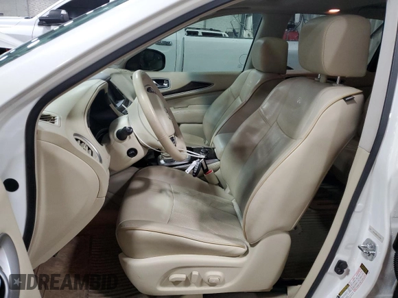 2013 Infiniti JX35 with VIN 5N1AL0MN3DC316798, listed as a Copart auction lot 53144765 with 126,305 mi miles and Salvage Title. Bid and sale history available at carsss.com. Image 7.