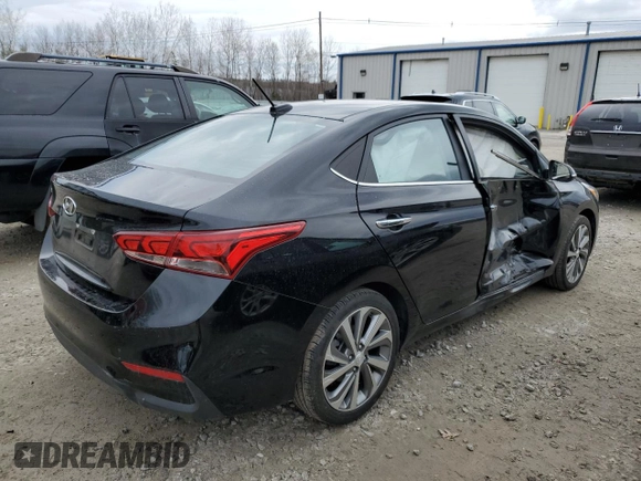 2019 Hyundai Accent Limited with VIN 3KPC34A35KE073086, listed as a Copart auction lot 46021413 with 2,391 mi miles. Bid and sale history available at carsss.com. Image 3.