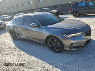 2024 Acura Integra w/A-Spec Package with VIN 19UDE4H39RA013234, listed as a Copart auction lot 74548874 with 6,682 mi miles and Salvage Title. Bid and sale history available at carsss.com. Image 4.