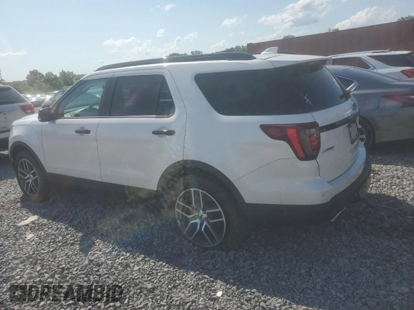2017 Ford Explorer Sport z VIN 1FM5K8GT7HGB37613, wystawiony jako Copart lot #59564265 z przebiegiem 143 332 mil mil oraz Szkoda całkowita • Salvage title. Historia ofert i sprzedaży dostępna na DreamBid. Obrazek 2.