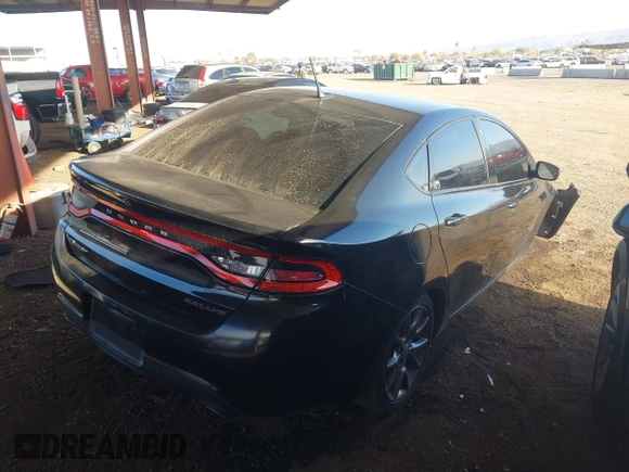 2015 Dodge Dart SXT with VIN 1C3CDFBB1FD117191, listed as a IAAI auction lot 41473195 with 114,469 mi miles and . Bid and sale history available at DreamBid. Image 4.