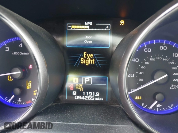 2016 Subaru Outback Premium with VIN 4S4BSBHC3G3272186, listed as a IAAI auction lot 42356888 with 94,265 mi miles and . Bid and sale history available at DreamBid. Image 7.