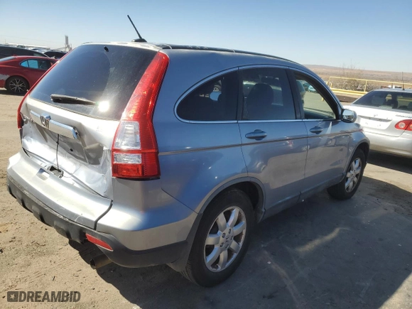 2007 Honda CR-V EX-L with VIN JHLRE38727C063480, listed as a Copart auction lot 48596715 with 247,393 mi miles and Salvage Title. Bid and sale history available at carsss.com. Image 3.
