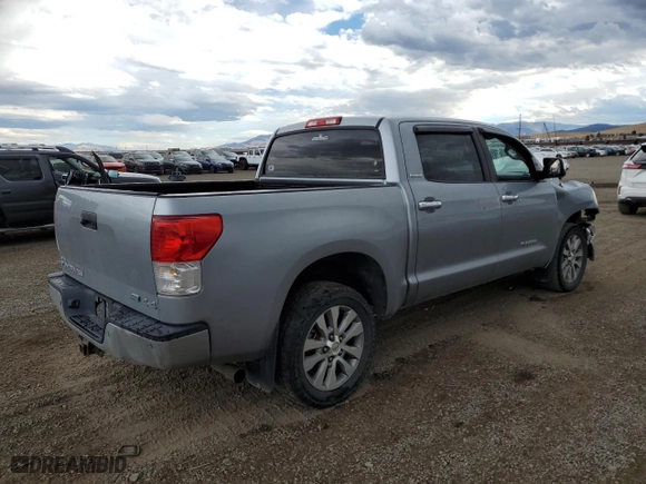 2011 Toyota Tundra 4WD Truck LTD with VIN 5TFHW5F12BX195463, listed as a Copart auction lot 76452124 with NaN miles and Salvage Title. Bid and sale history available at carsss.com. Image 3.