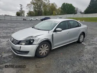 2013 Volkswagen Passat S with VIN 1VWAP7A34DC024241, listed as a Copart auction lot 49854295 with 89,221 mi miles and Salvage title. Bid and sale history available at DreamBid. Image 1.