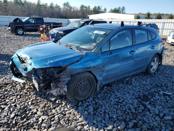 2017 Subaru Impreza with VIN 4S3GTAA61H1730827, listed as a Copart auction lot 79396914 with 0 mi miles and Salvage Title. Bid and sale history available at carsss.com. Image 1.
