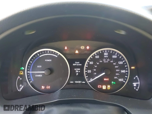 2013 Lexus ES 300h z VIN JTHBW1GG3D2015178, wystawiony jako IAAI lot #42045484 z przebiegiem 104 301 mil mil oraz . Historia ofert i sprzedaży dostępna na DreamBid. Obrazek 7.
