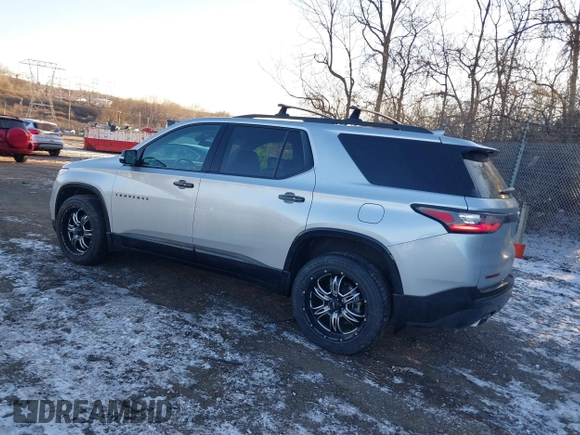 2020 Chevrolet Traverse Premier with VIN 1GNEVKKW0LJ296745, listed as a IAAI auction lot 41284830 with 76,373 mi miles. Bid and sale history available at carsss.com. Image 3.