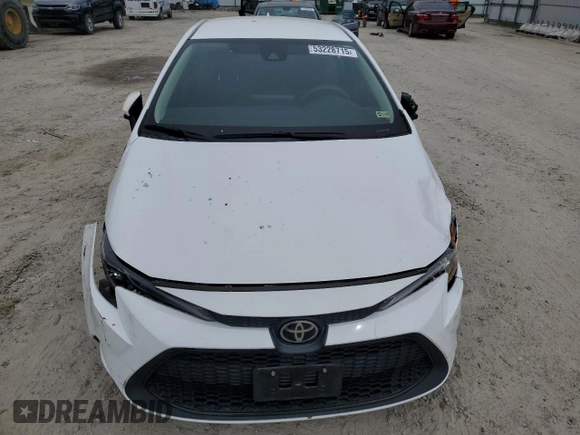 2021 Toyota Corolla LE with VIN 5YFEPMAE1MP206006, listed as a Copart auction lot 53228715 with 34,267 mi miles and Salvage Title. Bid and sale history available at DreamBid. Image 5.