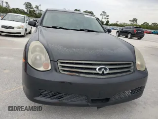 2005 Infiniti G35 with VIN JNKCV51F75M313074, listed as a Copart auction lot 54446015 with 203,991 mi miles and Salvage Title. Bid and sale history available at DreamBid. Image 5.