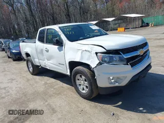 2018 Chevrolet Colorado 2WD Work Truck with VIN 1GCHSBEA4J1151641, listed as a IAAI auction lot 41927780 with 125,265 mi miles. Bid and sale history available at carsss.com. Image 1.