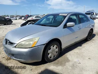 2003 Honda Accord LX z VIN 1HGCM55303A132497, wystawiony jako Copart lot #43555145 z przebiegiem 274 887 mil mil oraz Szkoda całkowita • Salvage title. Historia ofert i sprzedaży dostępna na DreamBid. Obrazek 1.