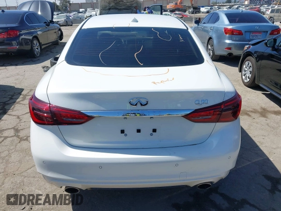 2024 Infiniti Q50 Luxe with VIN JN1EV7BP5RM601925, listed as a IAAI auction lot 42261752 with 1,511 mi miles and . Bid and sale history available at DreamBid. Image 16.