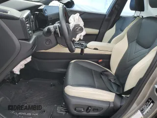 2022 Lexus NX 350h Luxury with VIN JTJHKCEZ0N2003737, listed as a Copart auction lot 56185694 with 37,447 mi miles and Salvage Title. Bid and sale history available at DreamBid. Image 7.