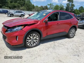 2020 Ford Escape Titanium Hybrid with VIN 1FMCU0DZ3LUC38525, listed as a Copart auction lot 61967645 with 50,022 mi miles and Salvage title. Bid and sale history available at DreamBid. Image 1.