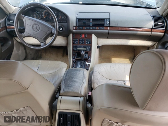 1995 Mercedes-Benz S with VIN WDBGA43E5SA246161, listed as a Copart auction lot 60233354 with 129,774 mi miles and Non Repairable. Bid and sale history available at DreamBid. Image 8.