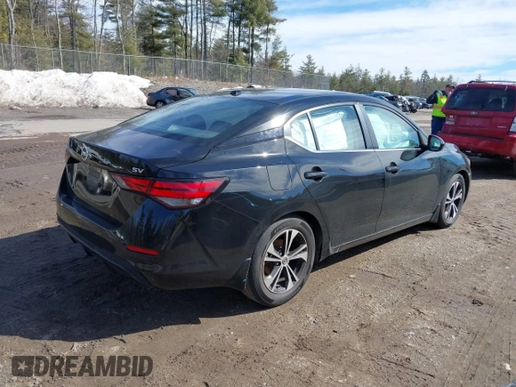 2022 Nissan Sentra SV z VIN 3N1AB8CV0NY317183, wystawiony jako IAAI lot #41701565 z przebiegiem 54 913 mil mil oraz . Historia ofert i sprzedaży dostępna na DreamBid. Obrazek 4.