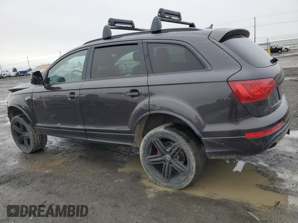 2013 Audi Q7 3.0T S line Prestige with VIN WA1DGAFEXDD005236, listed as a Copart auction lot 45141745 with 188,772 mi miles and Salvage Title. Bid and sale history available at carsss.com. Image 2.