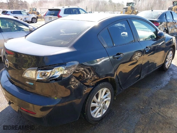 2012 Mazda Mazda3 i Touring with VIN JM1BL1V88C1657762, listed as a IAAI auction lot 41771151 with 164,816 mi miles. Bid and sale history available at carsss.com. Image 4.