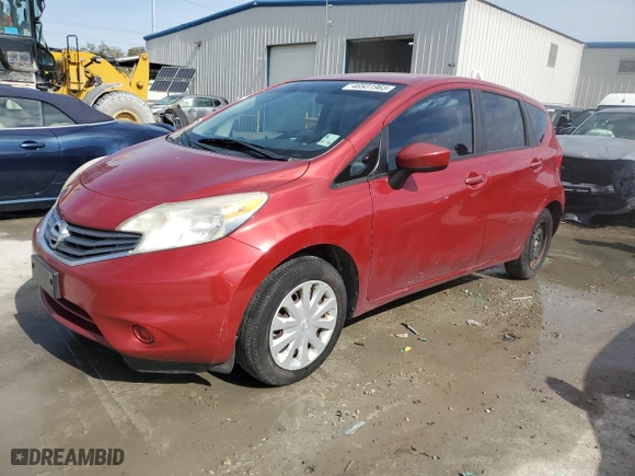 2015 Nissan Versa Note SR with VIN 3N1CE2CP9FL369859, listed as a Copart auction lot 46931965 with 105,492 mi miles and Salvage Title. Bid and sale history available at carsss.com. Image 1.