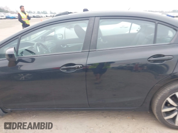 2015 Honda Civic Sedan EX-L with VIN 19XFB2F95FE047952, listed as a IAAI auction lot 41803118 with 1 mi miles. Bid and sale history available at carsss.com. Image 13.